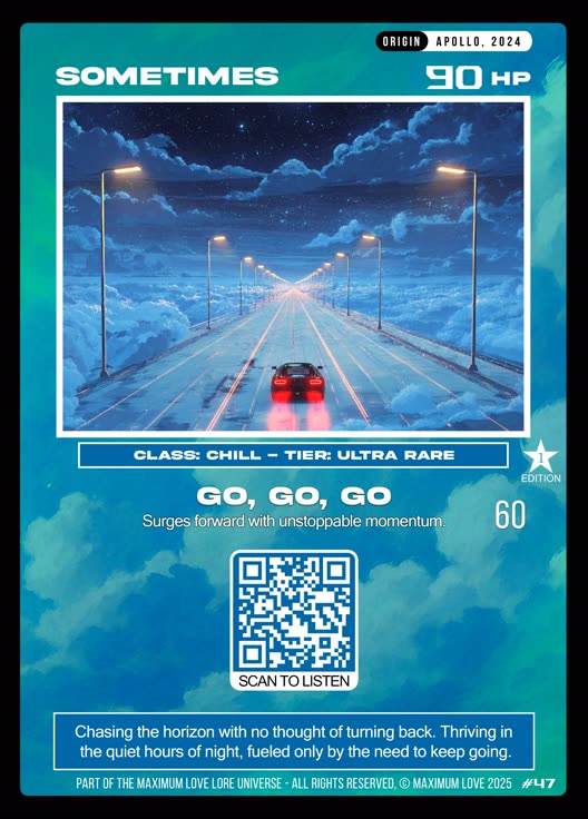 Sometimes trading card