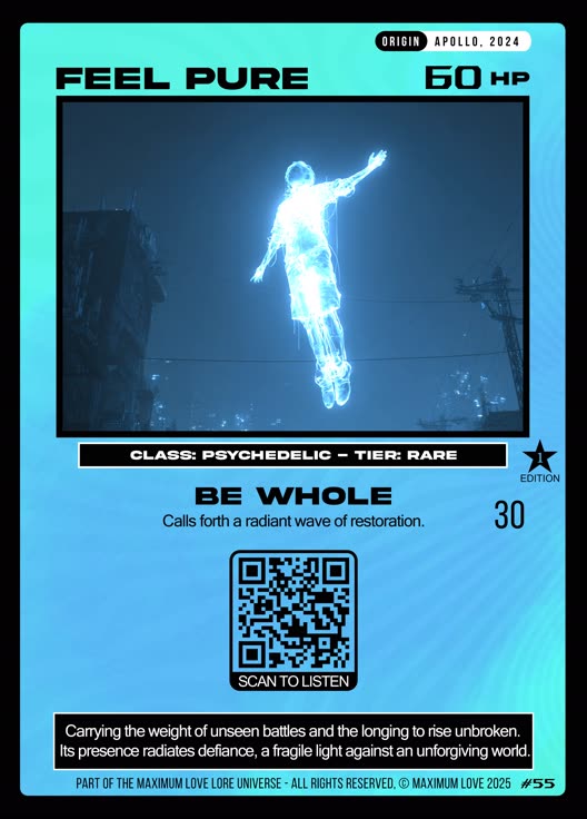 Feel Pure trading card